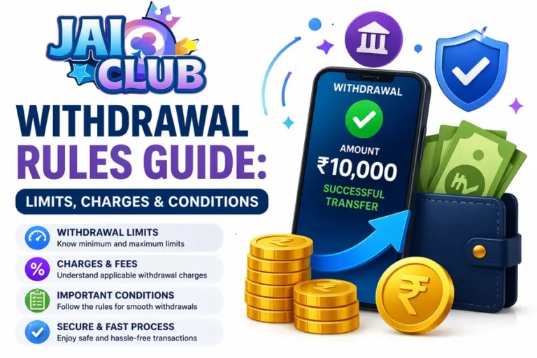 Jai Club Withdrawal Rules